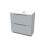 NES Home Nes Home Modern Matte Grey 800mm Floorstanding Basin Vanity Unit 7