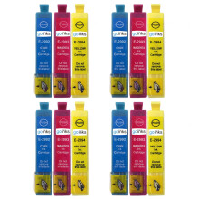 Kompatibel 4 Go Inks 3er Set Tintenpatronen für Epson T2996 (29XL Serie) C/M/Y/non-OEM für Epson Expression Home Drucker (12 Tinten)
