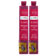 Kompatible 2 Go Inks Magenta Tintenpatronen zum Ersetzen von Epson T3473 (34XL Series)/non-OEM für Epson WorkForce Pro Drucker