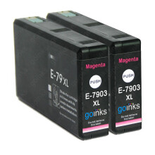 Kompatible 2 Go Inks Magenta Tintenpatronen zum Ersetzen von Epson T7903 (79XL Series)/non-OEM für Epson WorkForce Pro Drucker