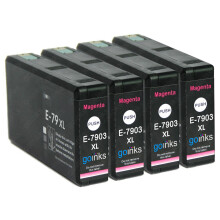 Kompatible 4 Go Inks Magenta Tintenpatronen zum Ersetzen von Epson T7903 (79XL Series)/non-OEM für Epson WorkForce Pro Drucker