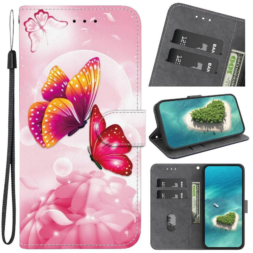 (C2) Compatible With Samsung Galaxy A56 5G Case Card Slots Card Slot Kickstand Pu Leather Pattern Cover 764549265732