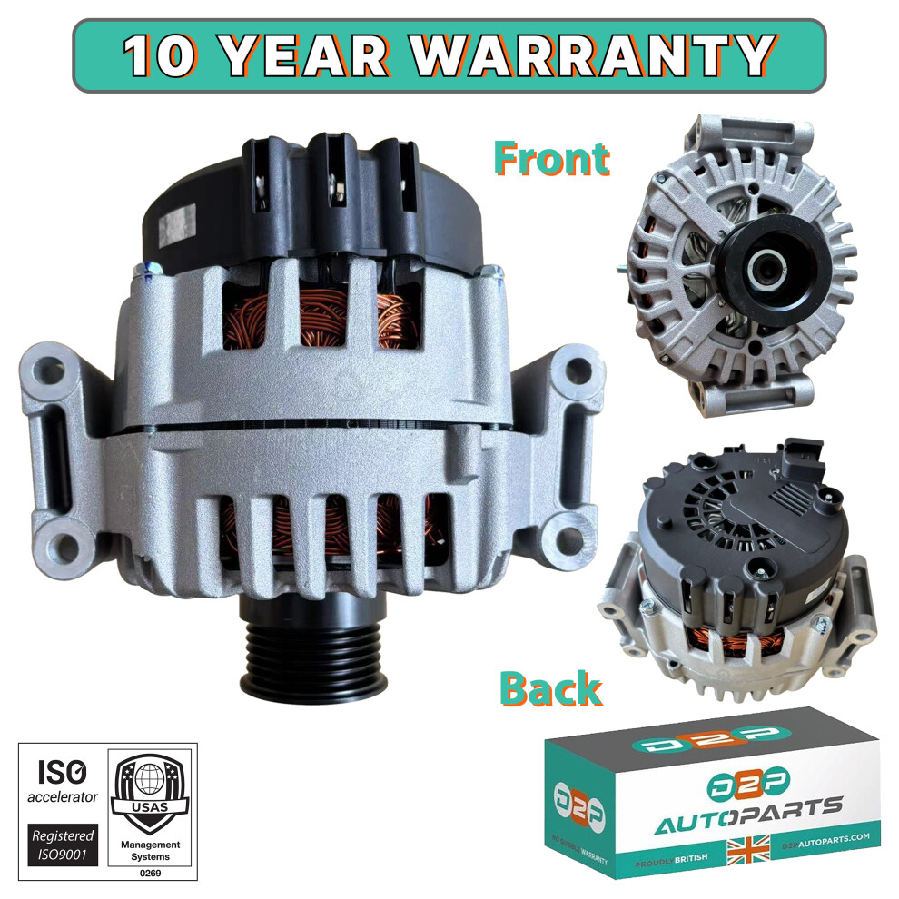 Alternator For Mercedes 2.2 Diesel W205 W204 W218 W212 W207 W253 W166 W172 W906 W447 5060414645797