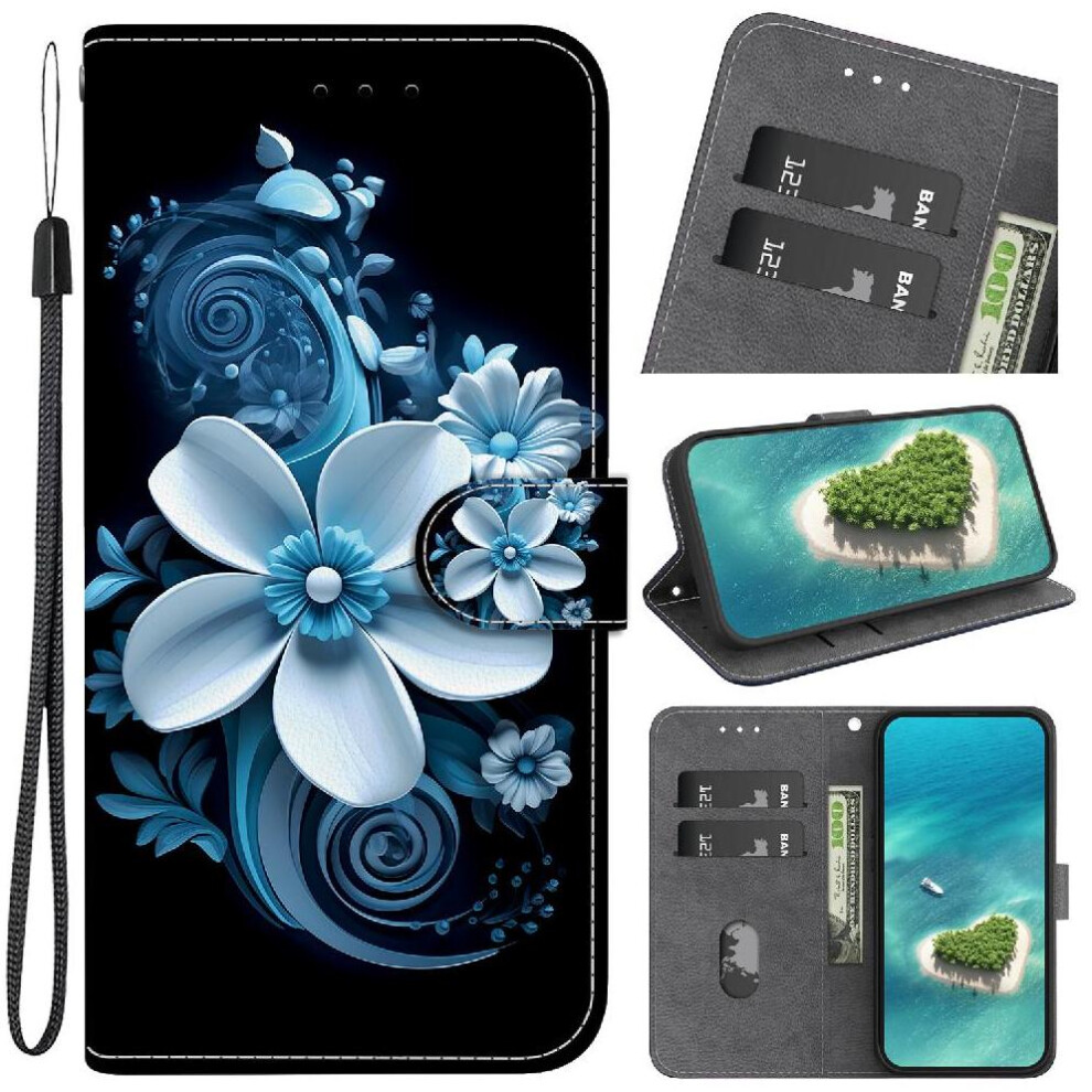(C5 ) Compatible With Samsung Galaxy A15 4G/5G Case Pu Leather Card Slot Kickstand Pattern Cover Card Slots 764549266456