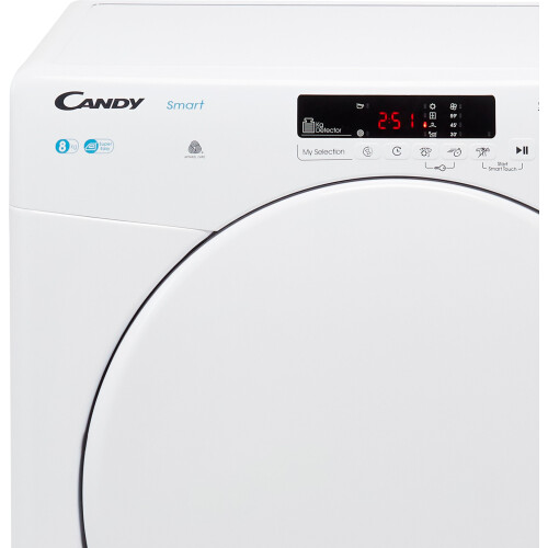 Candy Asciugatrice a condensazione Candy da 8 kg - Intelligente, efficiente e perfetta per le case affollate 1