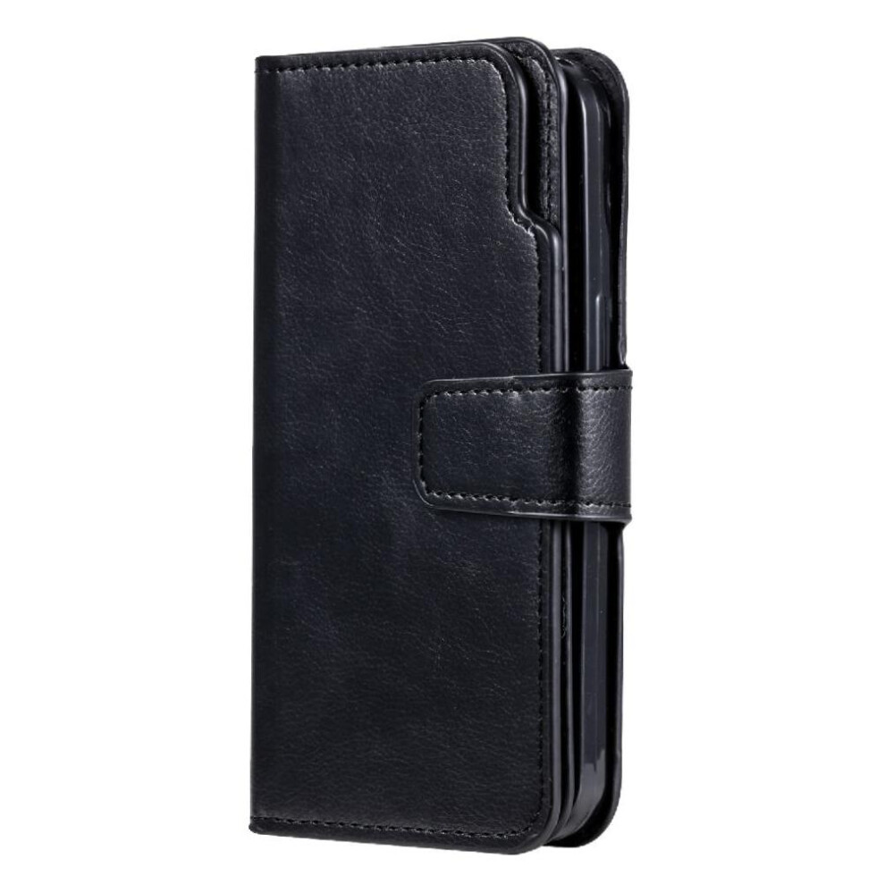 (Black) Case For Samsung Galaxy S25 Plus Kickstand Pu Leather Magnetic Wallet 9 Card Slots Black 764549266975