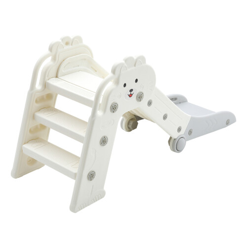 Living And Home Adorable Folding Plastic Lion Slide for Toddlers 1