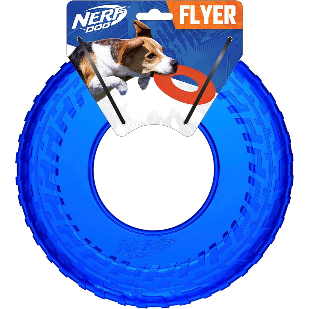 Nerf Dog Tire Flyer Throw & Fetch Toy 10in