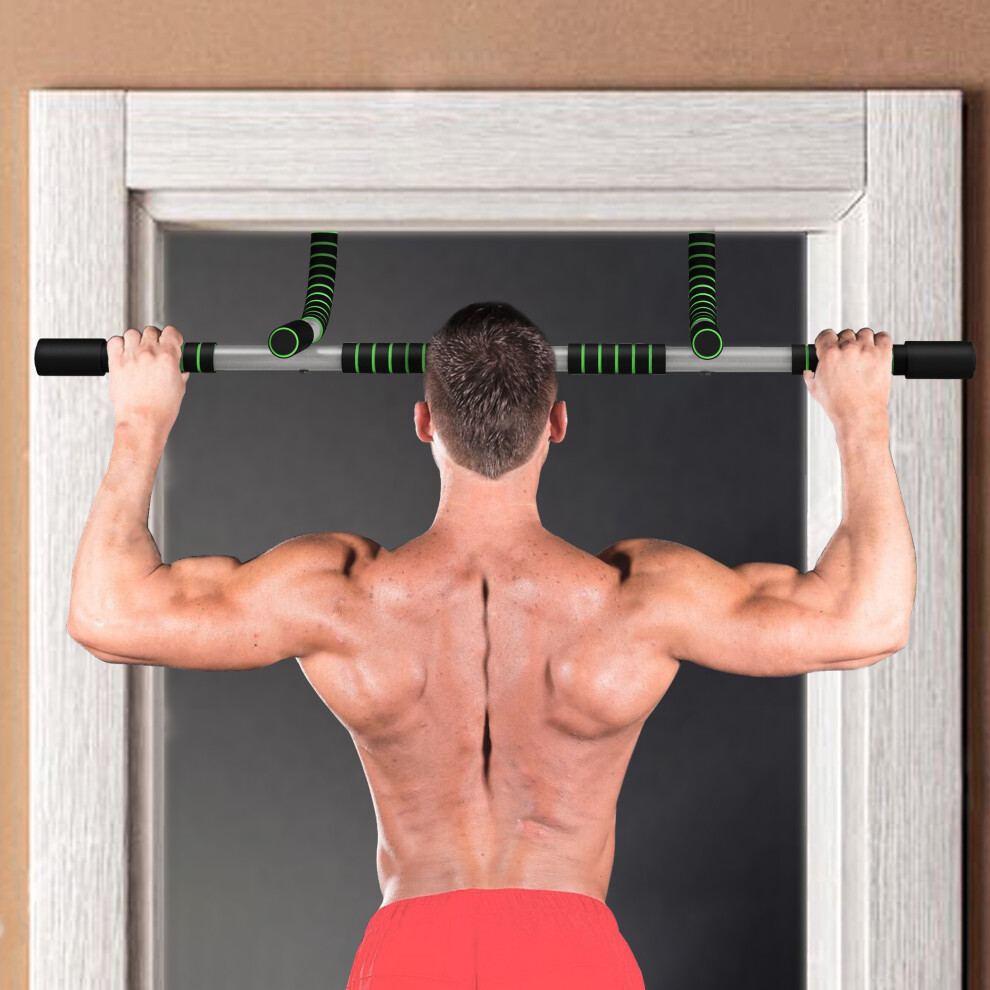 Homcom Indoor Fitness Door Horizontal Bar Pull-Ups Home Gym Upper Body Workout