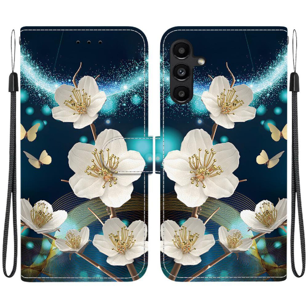(C3 ) Flip Case For Samsung Galaxy A15 4G/5G Pattern Cover Card Slots Pu Leather Wallet Card Slot Kickstand 764549271610