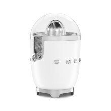Smeg CJF11WHUK Citrus Juicer, Aluminium, 70W, White