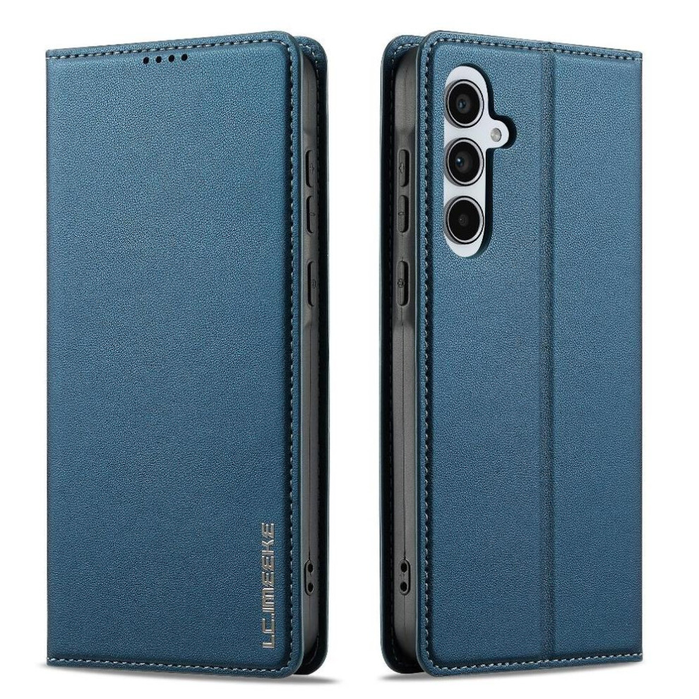 Photos - Case  Flip  for Samsung Galaxy A56 5g Kickstand Card Holder Magnetic Wallet Thin Pu Leather(Blue)