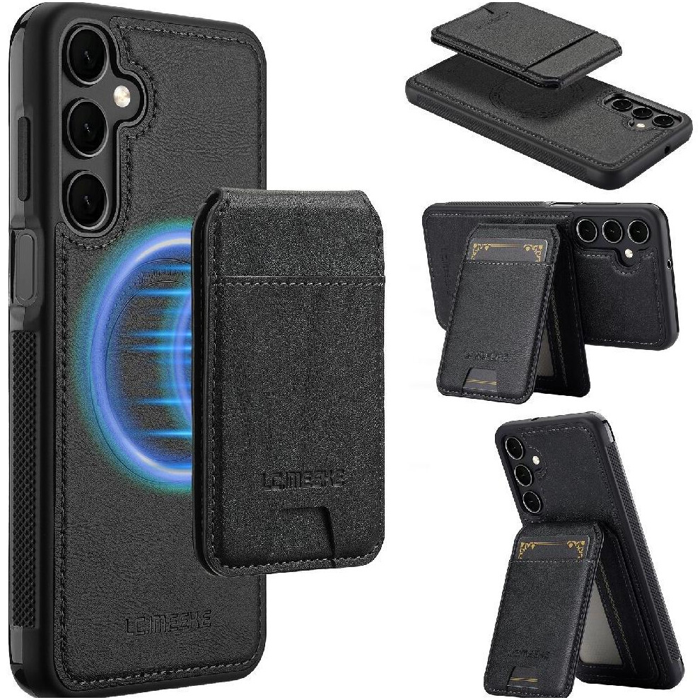 (Brown) Compatible With Samsung Galaxy S25 Plus 5G Case 2 In 1 Detachable Wallet Case Slot Photo Frame Rfid Shielding Brown 764549277230