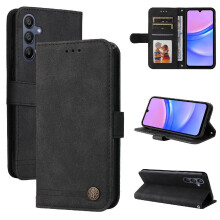 (Black) Case for Samsung Galaxy A16 Protective Cover Card Slot Holders Leather