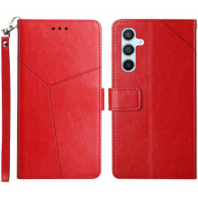 (Red) Case for Samsung Galaxy A56 5g Kickstand-durable Flip Cover Book Folding Shockproof Tpu Shell Leather Wallet