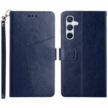 (Blue) Case for Samsung Galaxy A56 5g Kickstand-durable Flip Cover Book Folding Shockproof Tpu Shell Leather Wallet