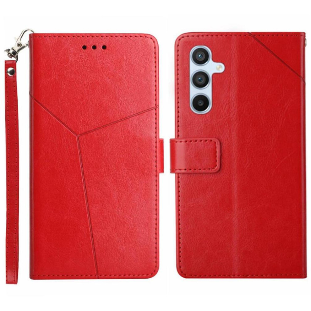 (Red) Case For Samsung Galaxy A36 5G Leather Wallet Shockproof Tpu Shell Kickstand-Durable Flip Cover Book Folding Red 764549282159