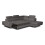 (Right Arm Corner) Artic Corner Grey Color Sofa Bed With Storage 3