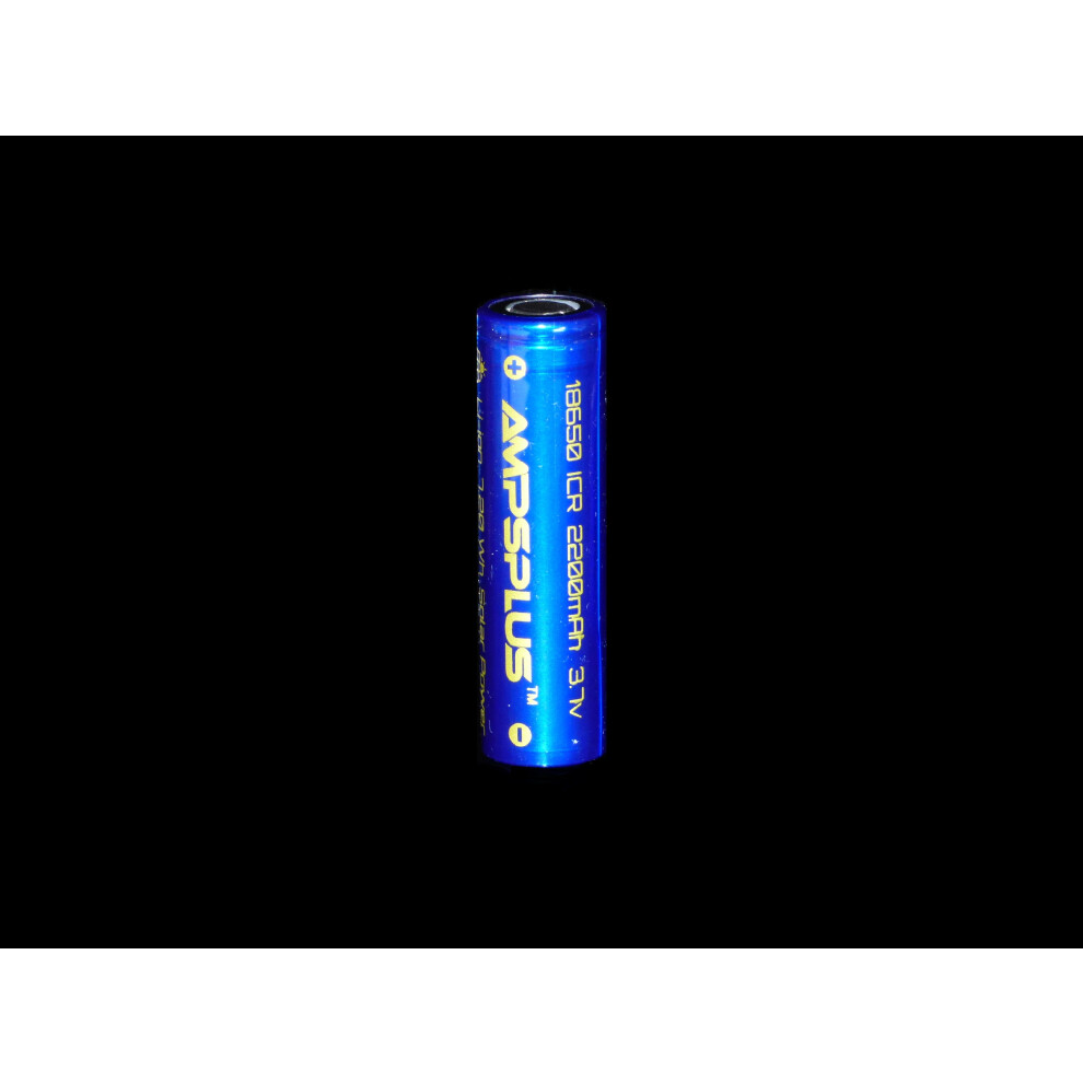 Solar Light 18650 2200mAh Rechargeable Battery Flat