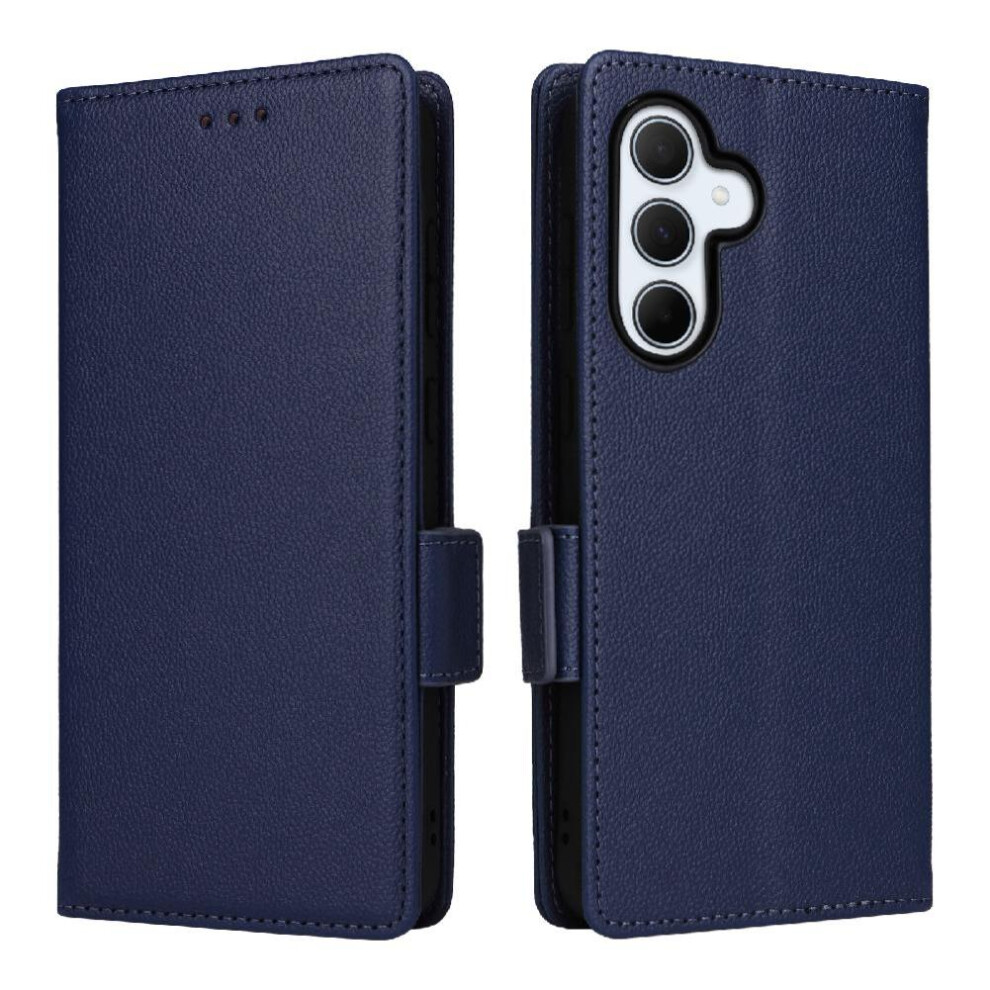 Photos - Case  Flip  for Samsung Galaxy A36 5g Wallet Card Slots Holder Side Buckle Pu Leather Magnetic(Blue)
