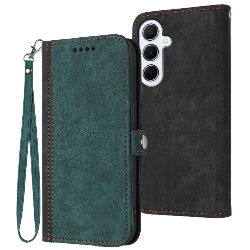 (Green) Case For Samsung Galaxy A56 Pu Leather Magnetic Closure With Card Slot Stand Kickstand Protective Wallet Flip Folio Book Green 764549295401