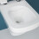 Durovin Bathrooms Compact Wall Hung Toilet - D Shape - Rimless 5