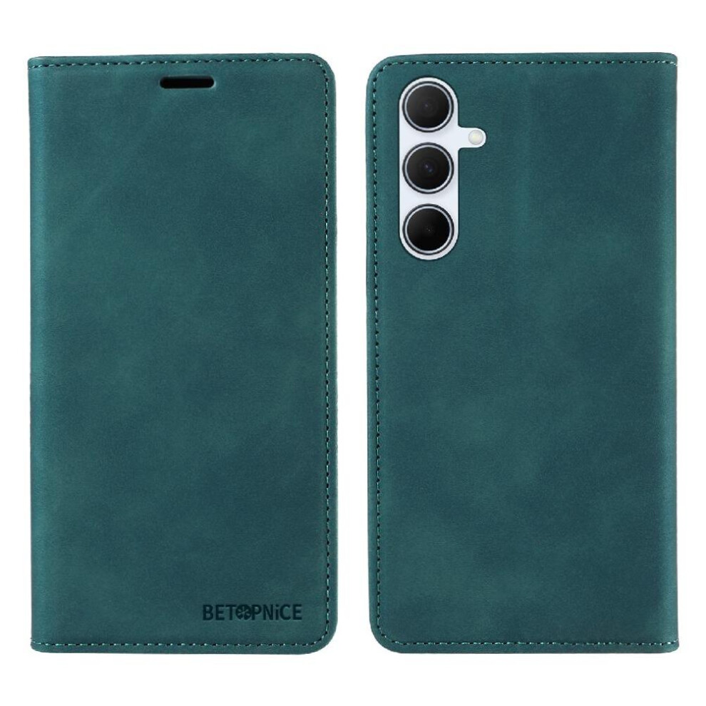 Gangxun (Green) Case For Samsung Galaxy A36 5G Pu Leather Protective Magnetic Folio Wallet Green