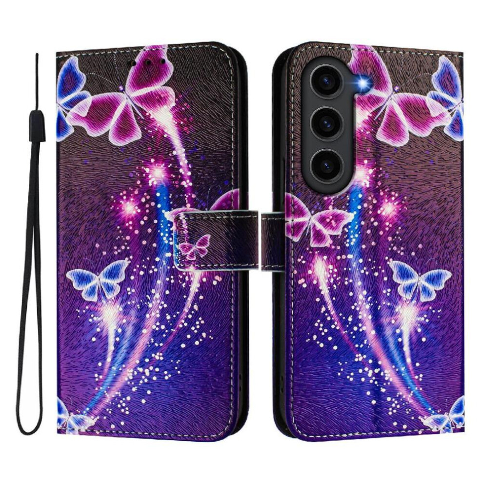 (C1 ) Case For Samsung Galaxy S25 Plus 5G Wallet With Credit Slot Pattern Flip Cover Pu Leather 764549297764