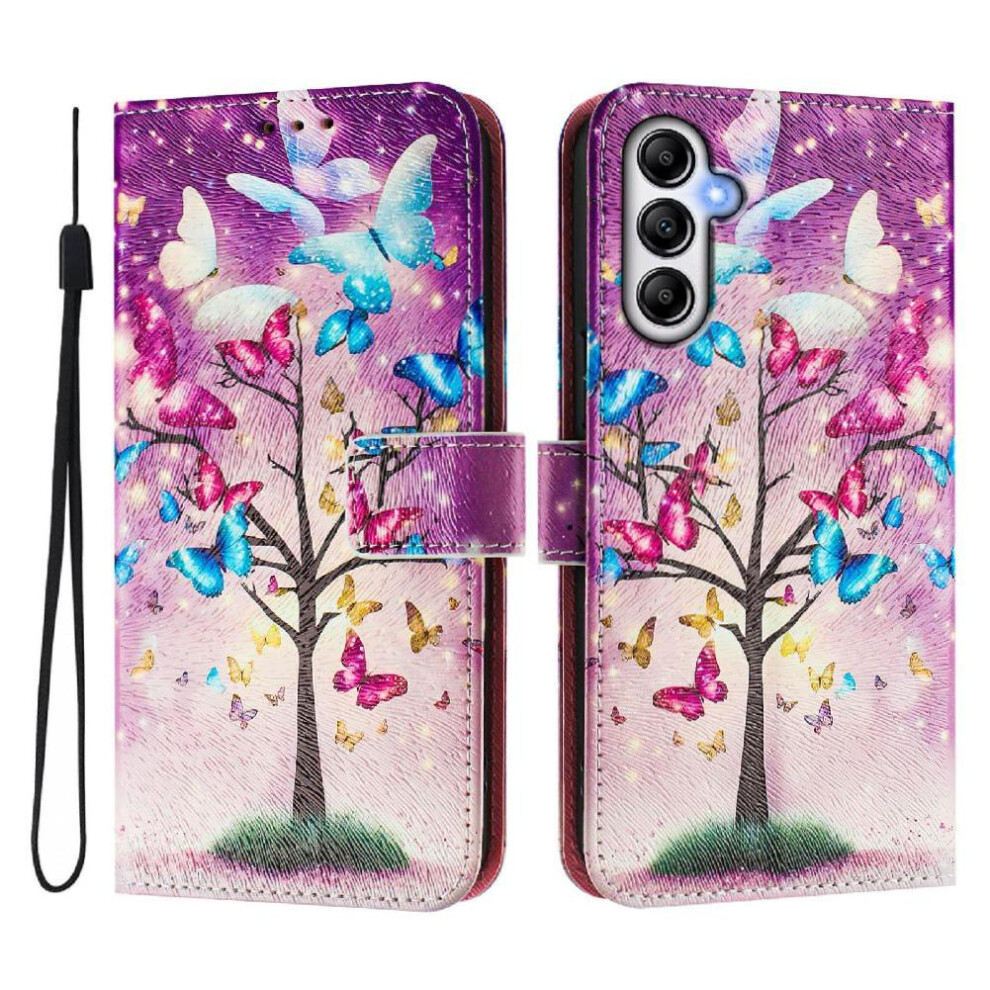 (C2) Case For Samsung Galaxy A15 5G/4G With Credit Slot Wallet Pattern Flip Cover Pu Leather 764549299546