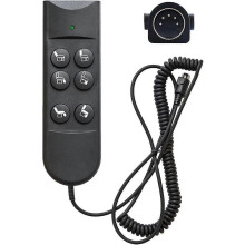6 Button Remote for Recliners 5 Pin Lift Chair Handset Controller Hand Control for Power Furniture