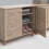 Timber Art Design UK Modern Shoe Storage Cabinet 2 Doors  Sonoma Oak 2