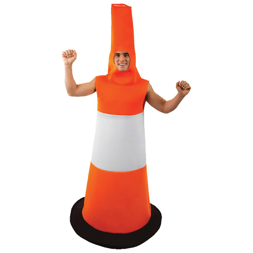 Orion Costumes Homme - Cône de signalisation routière orange Novelty Stag Night Fancy Dress