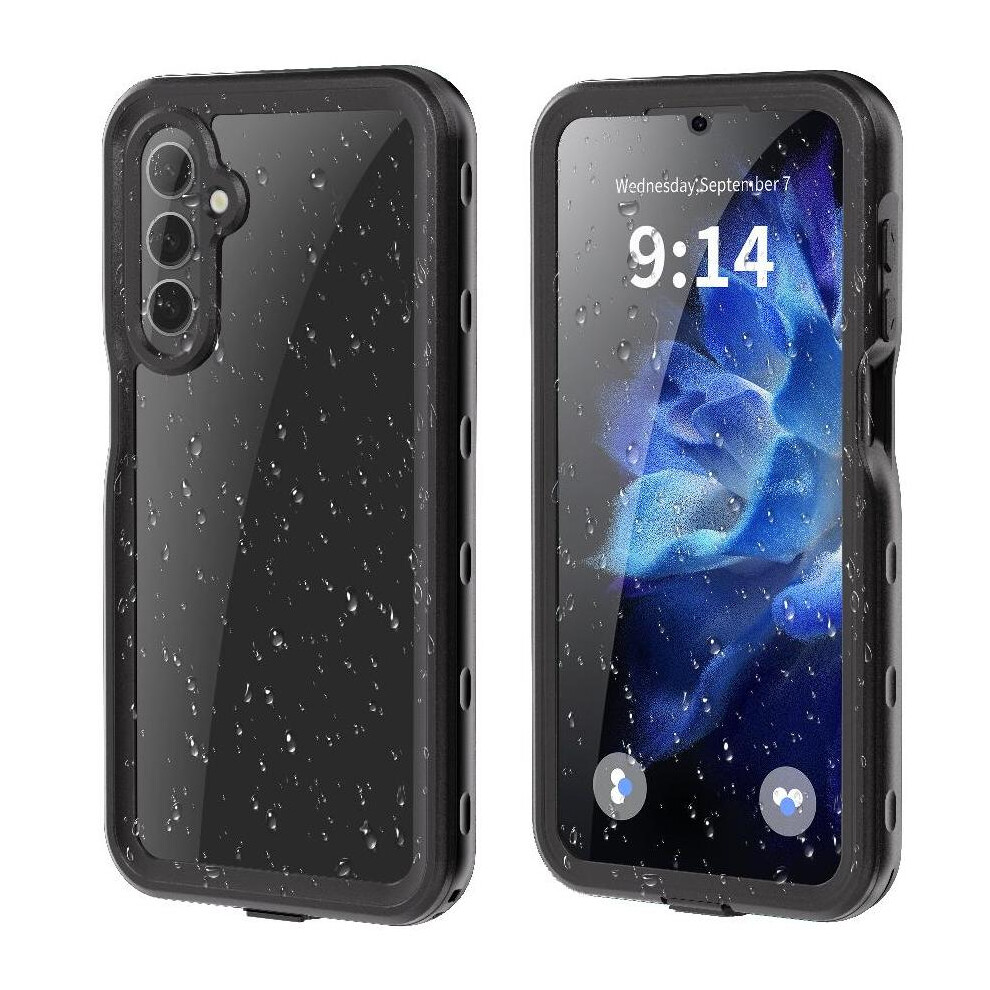 Gangxun (Black) Waterproof Case For Samsung Galaxy A16 Ip68 Waterproof Full 12Ft Military Shockproof In Screen Protector Black
