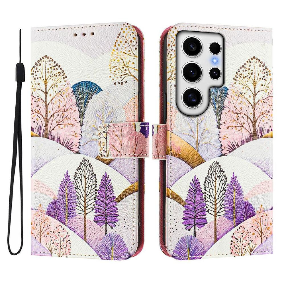 (C6) Case For Samsung Galaxy S25 Ultra 5G With Credit Slot Pattern Card Holder Wallet Cover Flip Pu Leather 764549308439