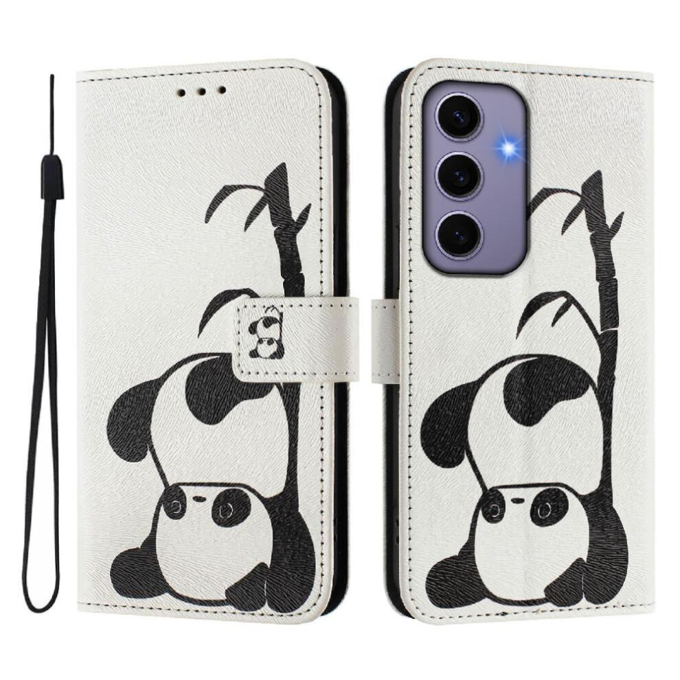 (C1 ) Case For Samsung Galaxy S24 Fe 5G Wallet Cover With Credit Slot Pattern Card Holder Flip Pu Leather 764549308620