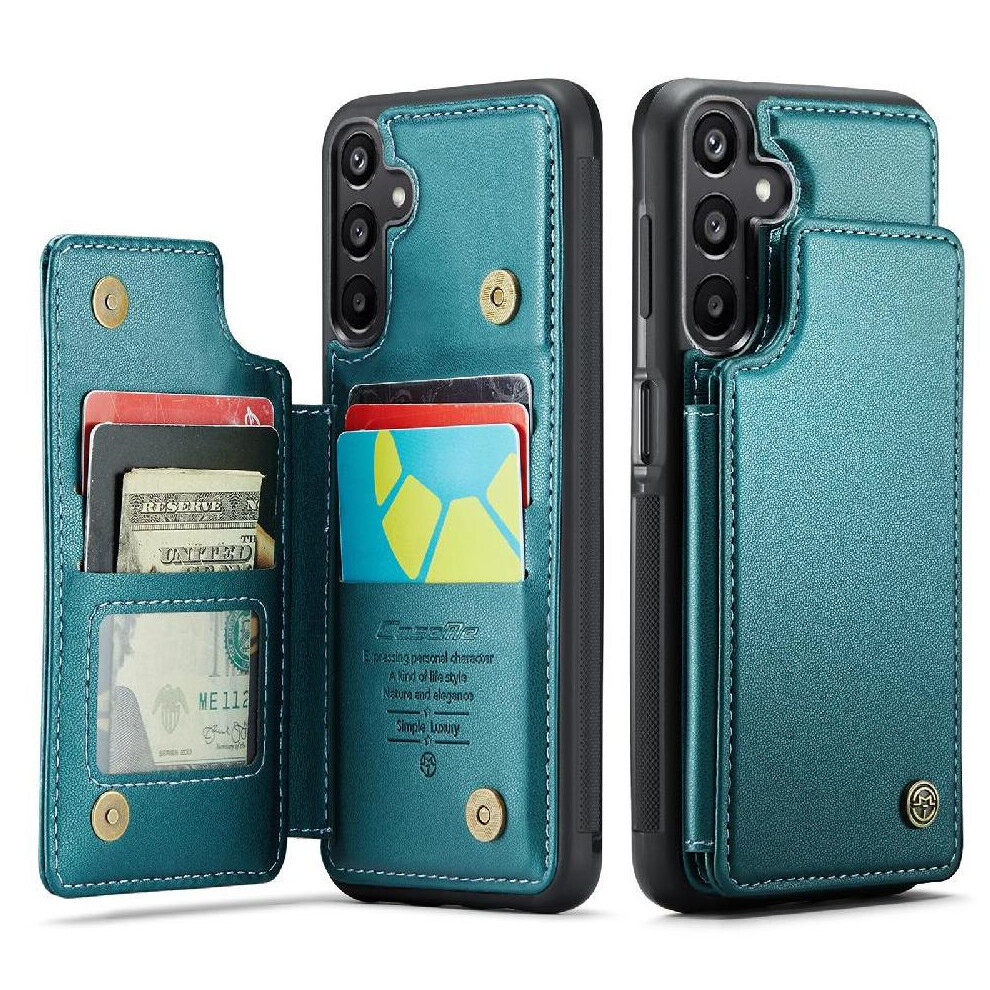 (Green) Flip Case For Samsung Galaxy A16 5G Card Holder Pu Leather Kickstand Slim Shockproof Case Rfid Blocking Green 764549312566