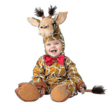 (100cm,giraffe)2024 New Arrival High Quality Baby Boys Girls Halloween Dinosaur Costume Romper Kids Clothing Set