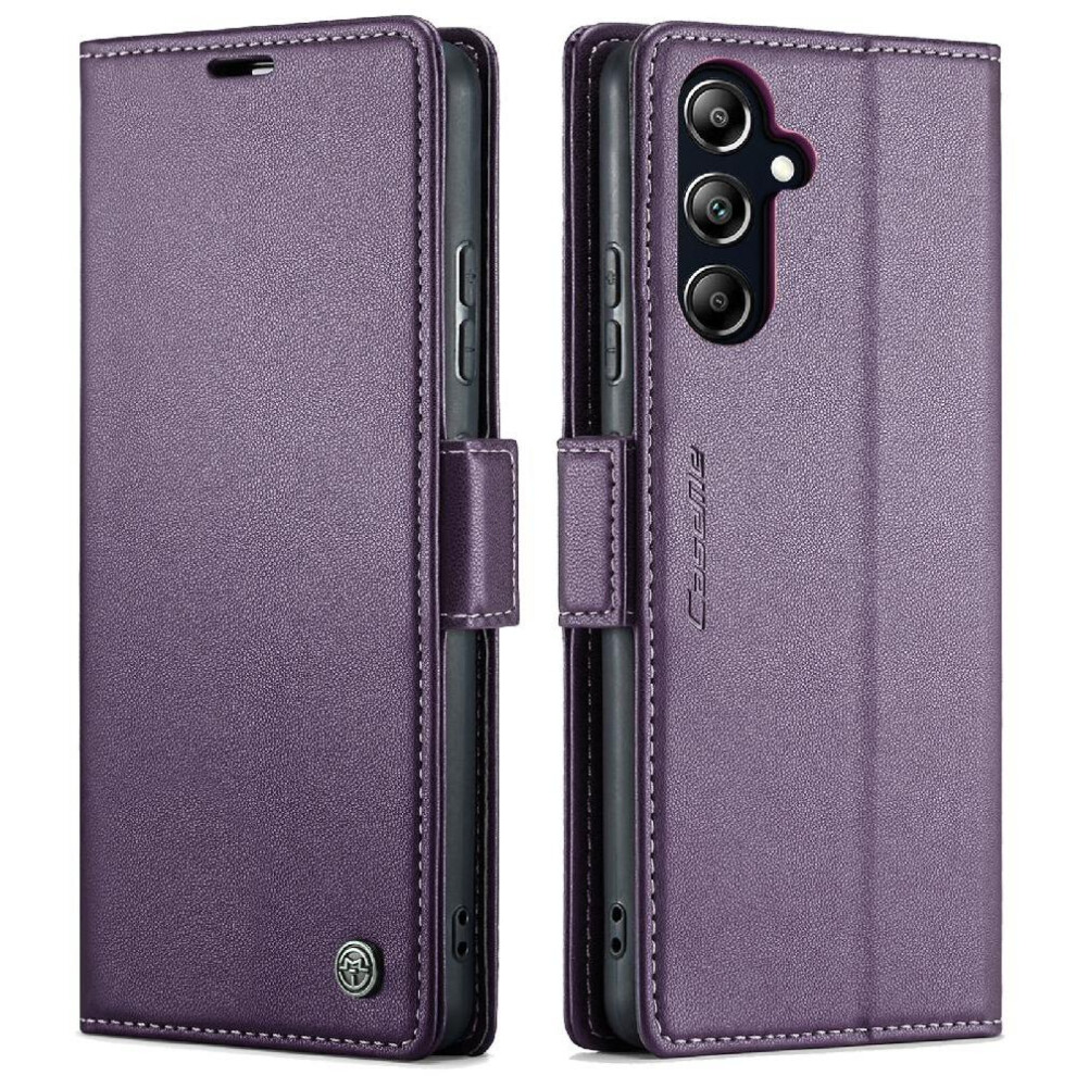 (Purple) Flip Case For Samsung Galaxy A16 Card Slot Anti Fraud Shockproof Case Kickstand Wallet Case Purple 764549315154