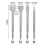 Einhell Einhell 4x Chisel Bit Set 250mm For SDS+ Rotary Hammers Flat Spade Tile Steel 13