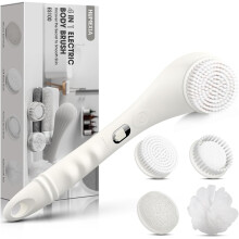 HUMEXIA Electric Body Brush Back Scrubber Full Body Shower Brush