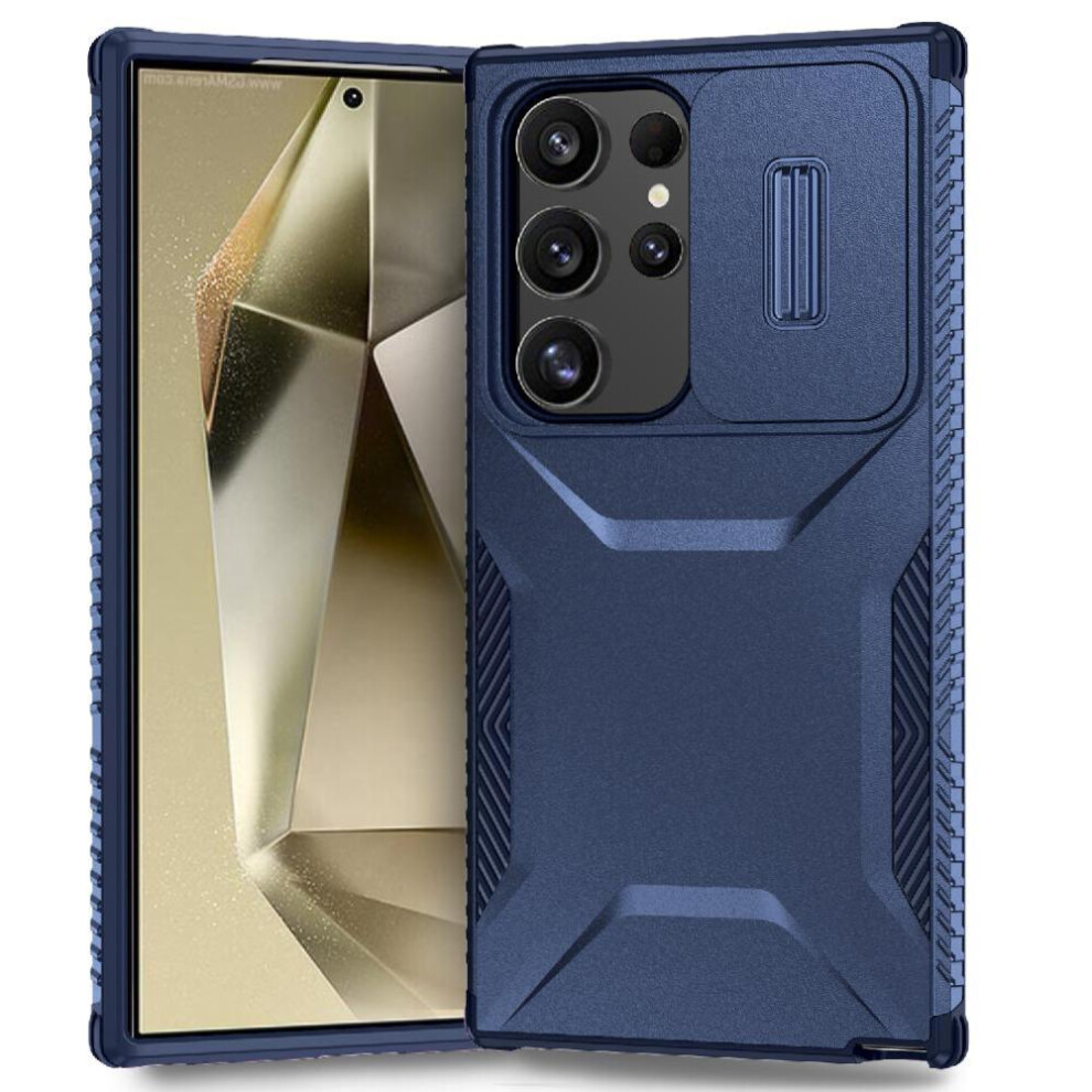 (Blue) Protective Case For Samsung Galaxy S24 Ultra Shock Blue 764549318087