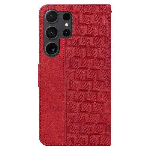 (Red) Flip Protective Case for Samsung Galaxy S25 1
