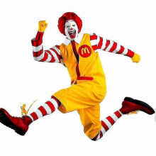 (XL)Mcdonald's Cosplay Costume Halloween Carnival Adult