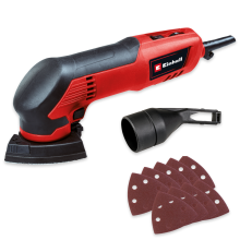 Einhell Delta Sander 93mm TC-DS 20 E With 9x Sanding Sheets 200W Corded Electric