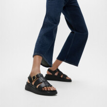 (39) FitFlops Damen Fisherman Sandalen Schwarz