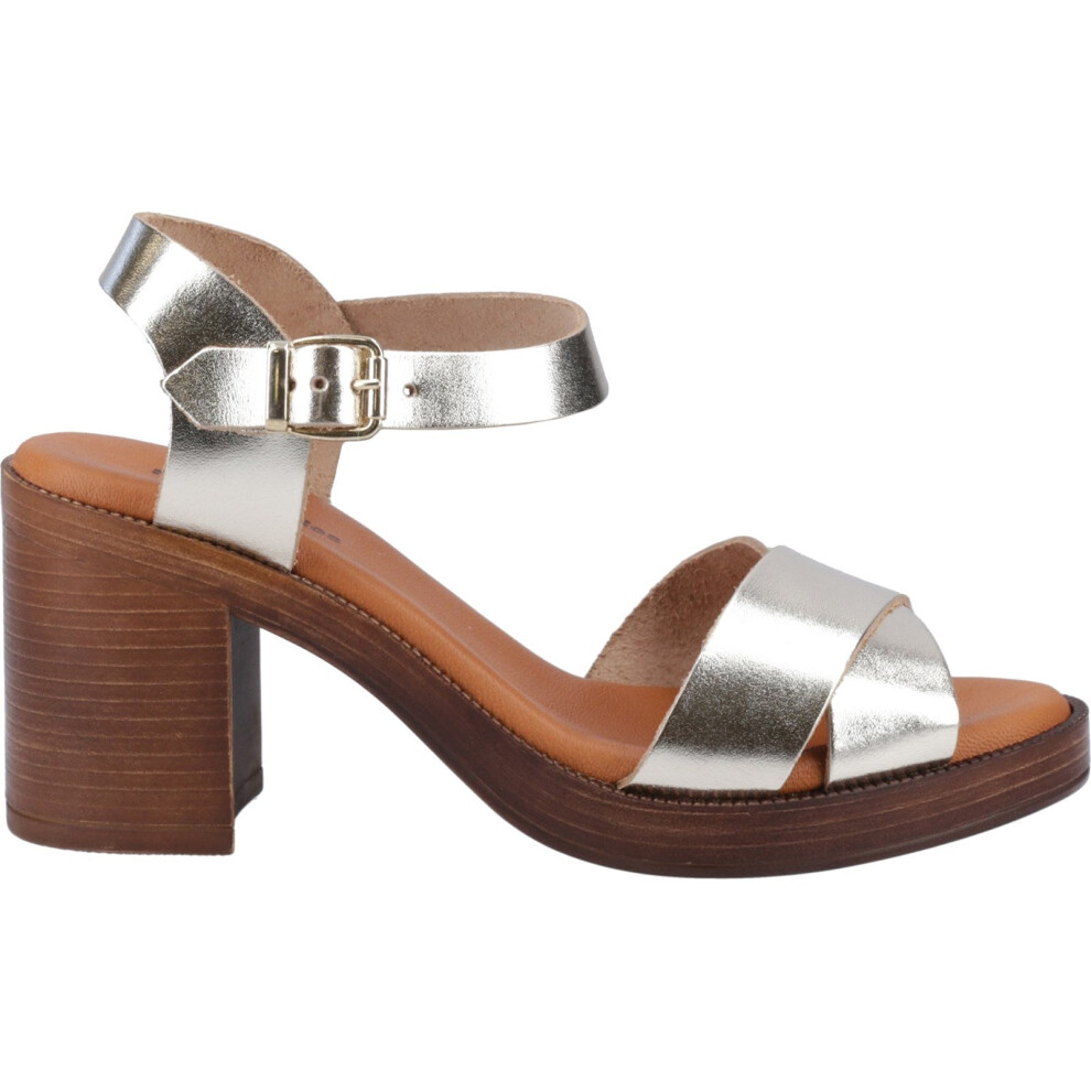 (UK 6) Hush Puppies GEORGIA Womens Sandals Gold