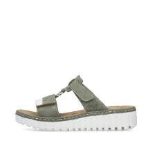 (UK 4 / EU 37) Rieker V1396-52 Womens Sandals Green Combination