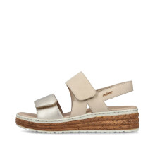 (UK 4 / EU 37) Rieker 62761-90 Womens Sandals Gold