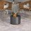 Outsunny Outsunny 38cm Smokeless Wood Burning Firepit Metal Fire Pit, Dark Grey 1