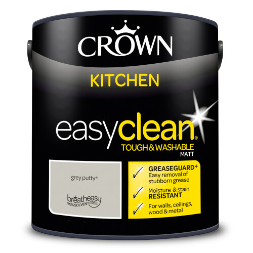 Crown (Grey Putty) Crown Easyclean Kitchen Matt 2.5L 2